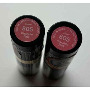 Revlon Super Lustrous Lipstick 805 Kissable Pink Lot of 2